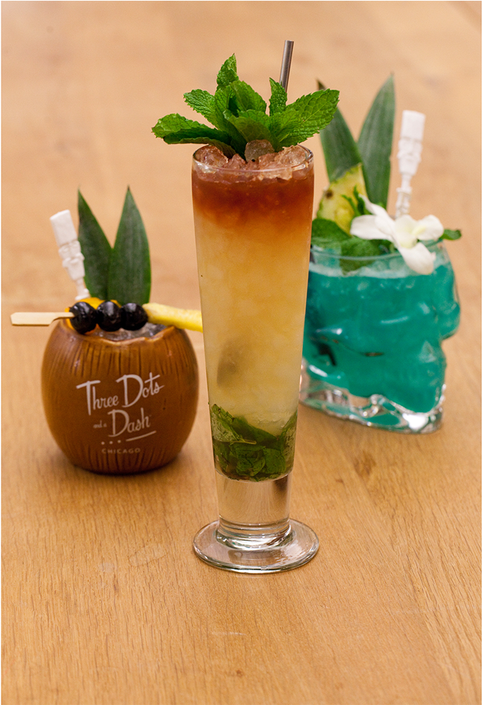 Three Dots And A Dash, Chicago - Three Dots And A Dash (1600x1000), Png Download