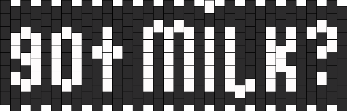 Got Milk Kandi Pattern - Milk (714x229), Png Download