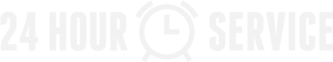 Here At Reliable Towing We Strive For A Positive Towing - 24 Hours Service Icon Png (1124x233), Png Download