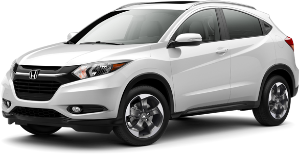2018 Honda Hr V Ex L W/navigation - White Honda Hrv 2018 (1400x400), Png Download