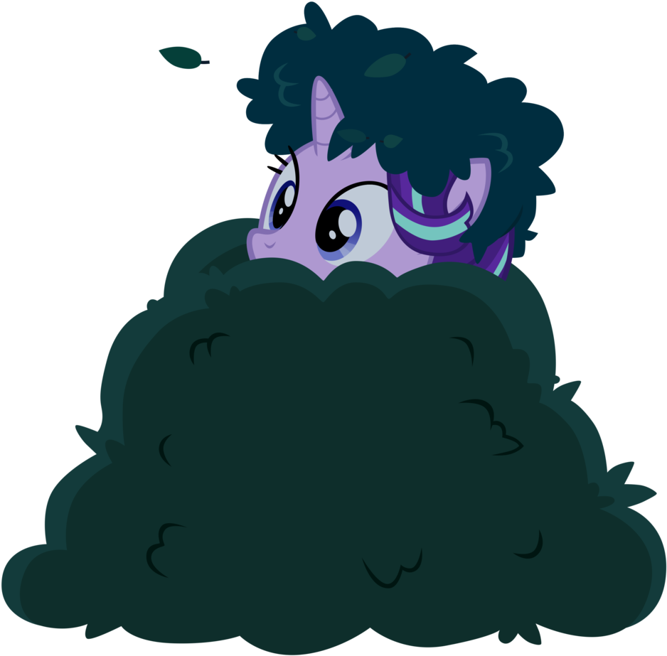 Sol-r, Bush, Hiding, Safe, Simple Background, Sneaky, - Mlp Twilight In Bush (1024x1024), Png Download
