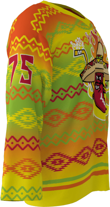 Caliente Pantalones Custom Hockey Jersey - Illustration (1024x1024), Png Download