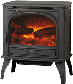 Find A Retailer - Dovre 280 - Black Enamel Electric Stove (400x600), Png Download