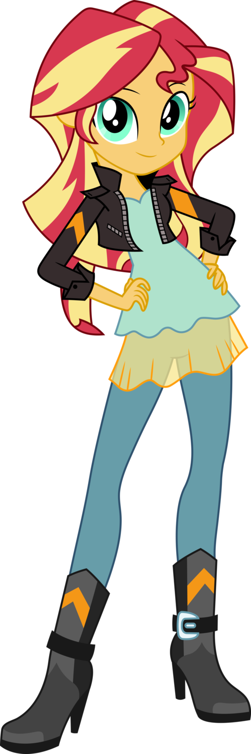 Sunset Shimmer Friendship Games Official Vector By - Friendship Game Sunset Shimmer (516x1547), Png Download
