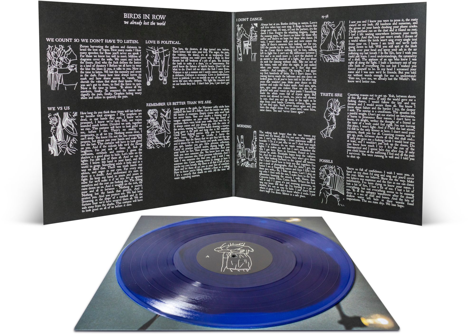 Birds In Row "we Already Lost The World" - We Already Lost The World (2000x2000), Png Download