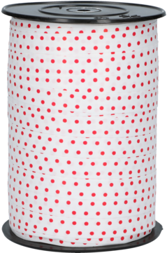 Gift Ribbon White/red Dots - T-shirt Mit Punktemuster (360x360), Png Download
