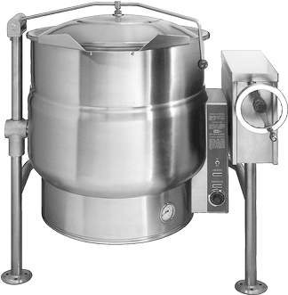 Electric Kettles - Electric Steam Kettle - Tilting Tri-leg Elt30 (390x360), Png Download