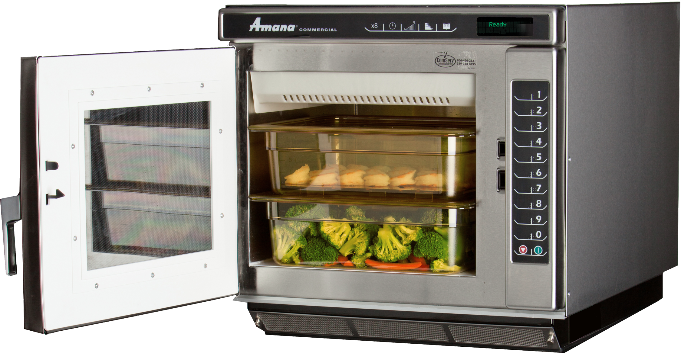 Rc30s2 Hdc - Amana 3000w Heavy Duty Microwave Rc30s2 (2250x1169), Png Download