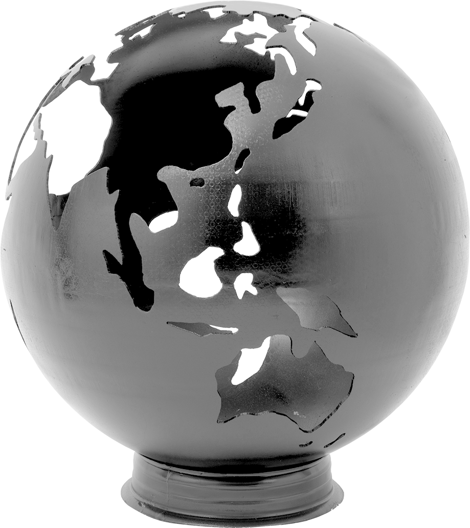 Lifestyle Earth Fire Globe (1088x1088), Png Download