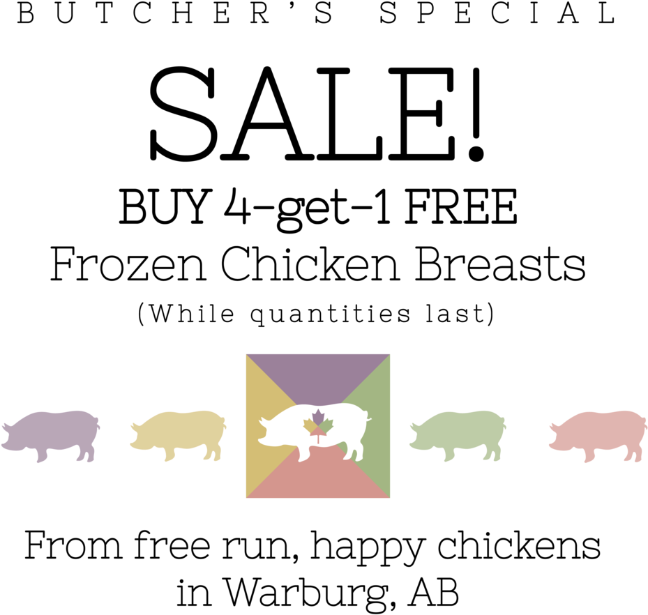 Buy 4 Get 1 Free - Chicken As Food (1000x1000), Png Download