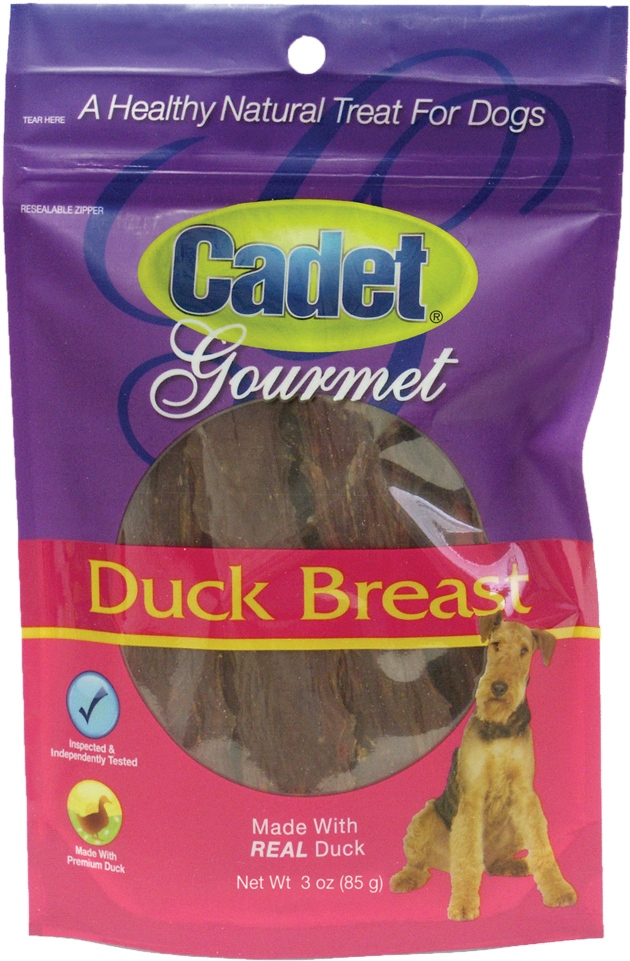 Cadet Duck Breast Dog Treats, 14 Oz. (1000x1000), Png Download