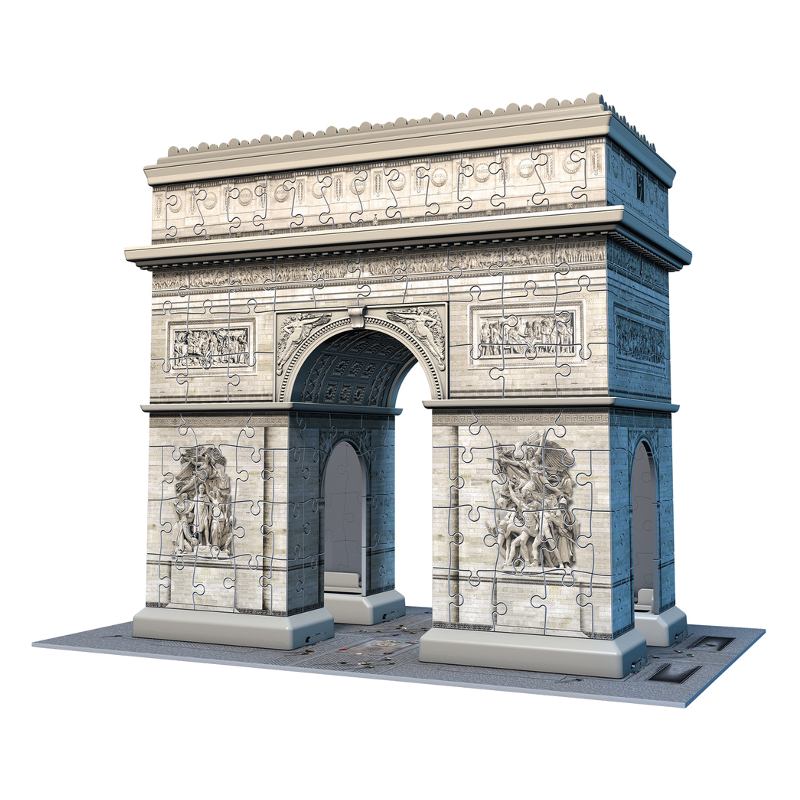 Buy 3d Puzzle Ravensburger Arc De Triomphe R12514 Elkor - Ravensburger 3d Puzzle Arc De Triomphe (800x800), Png Download