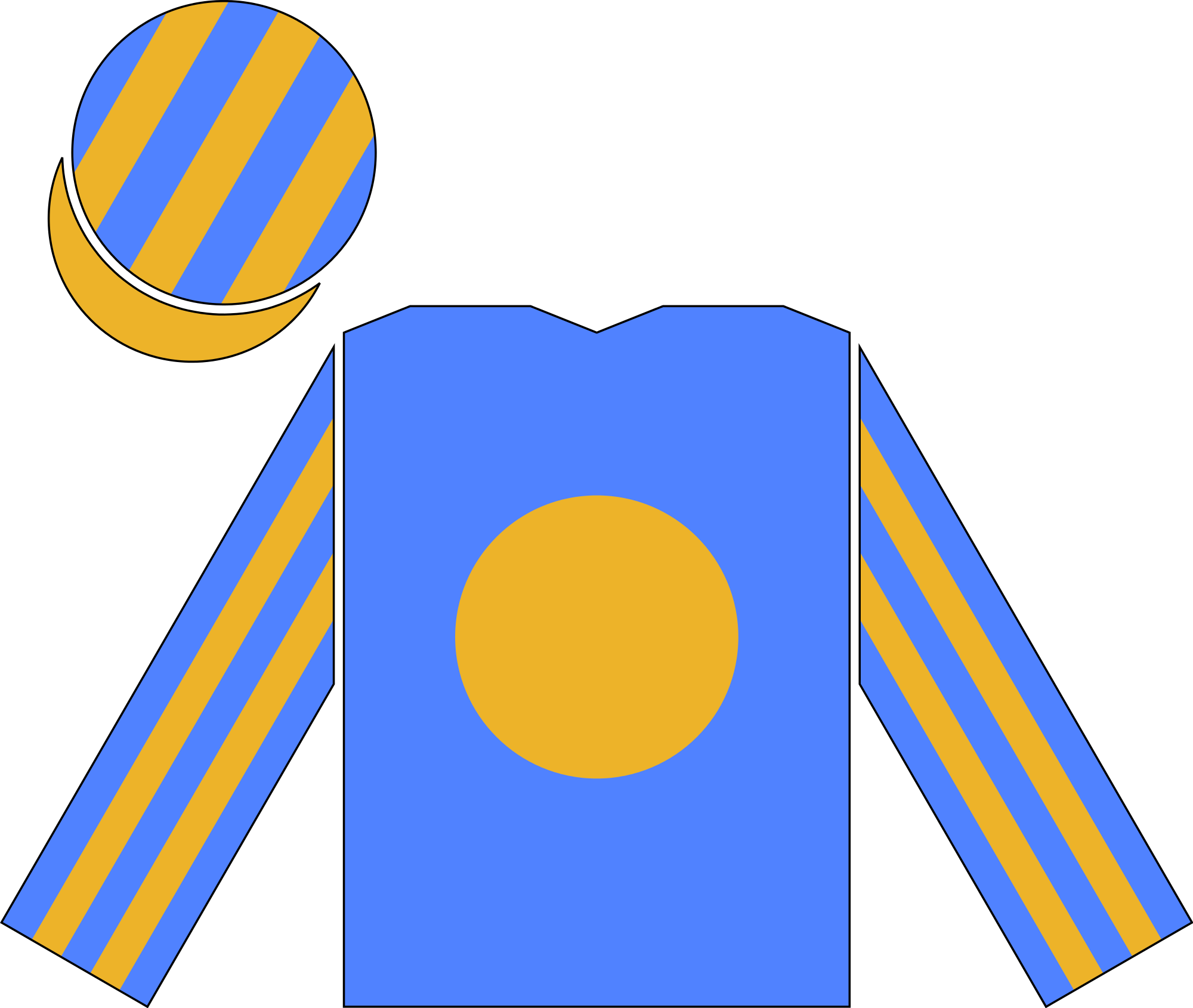 Racing Silks Of Michael Tabor - Derrick Smith Racing Silks (2000x1690), Png Download