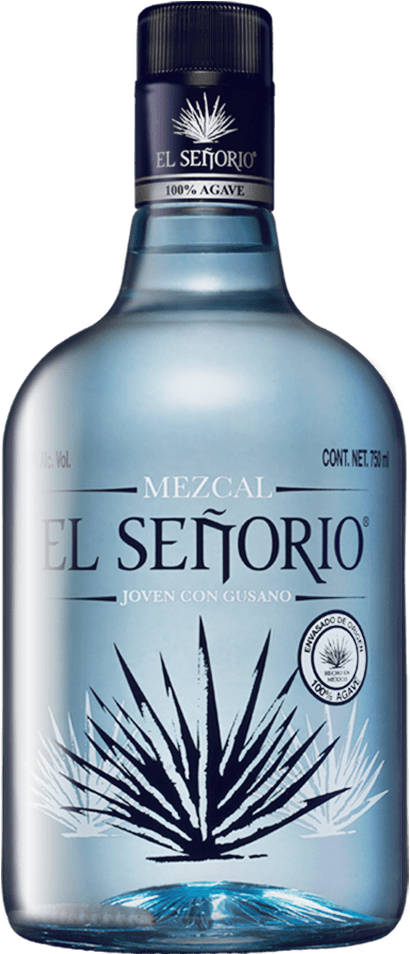 Señorío Joven - Mezcal Worm (416x953), Png Download
