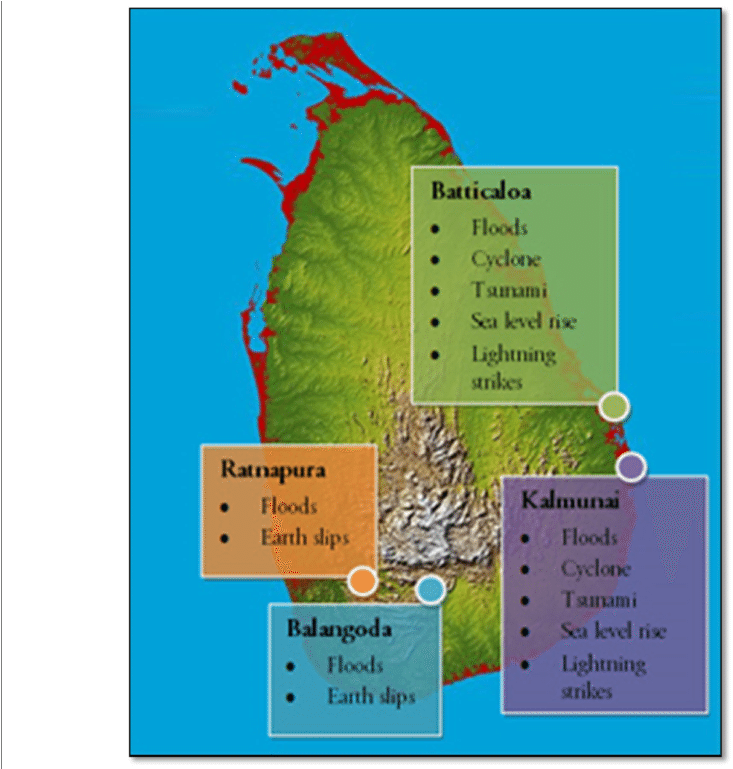Floods, Cyclone, Tsunami, Sea Level Rise, Lightning - Posterazzi Sri Lanka Poster Print Pststk202267slarge (850x768), Png Download