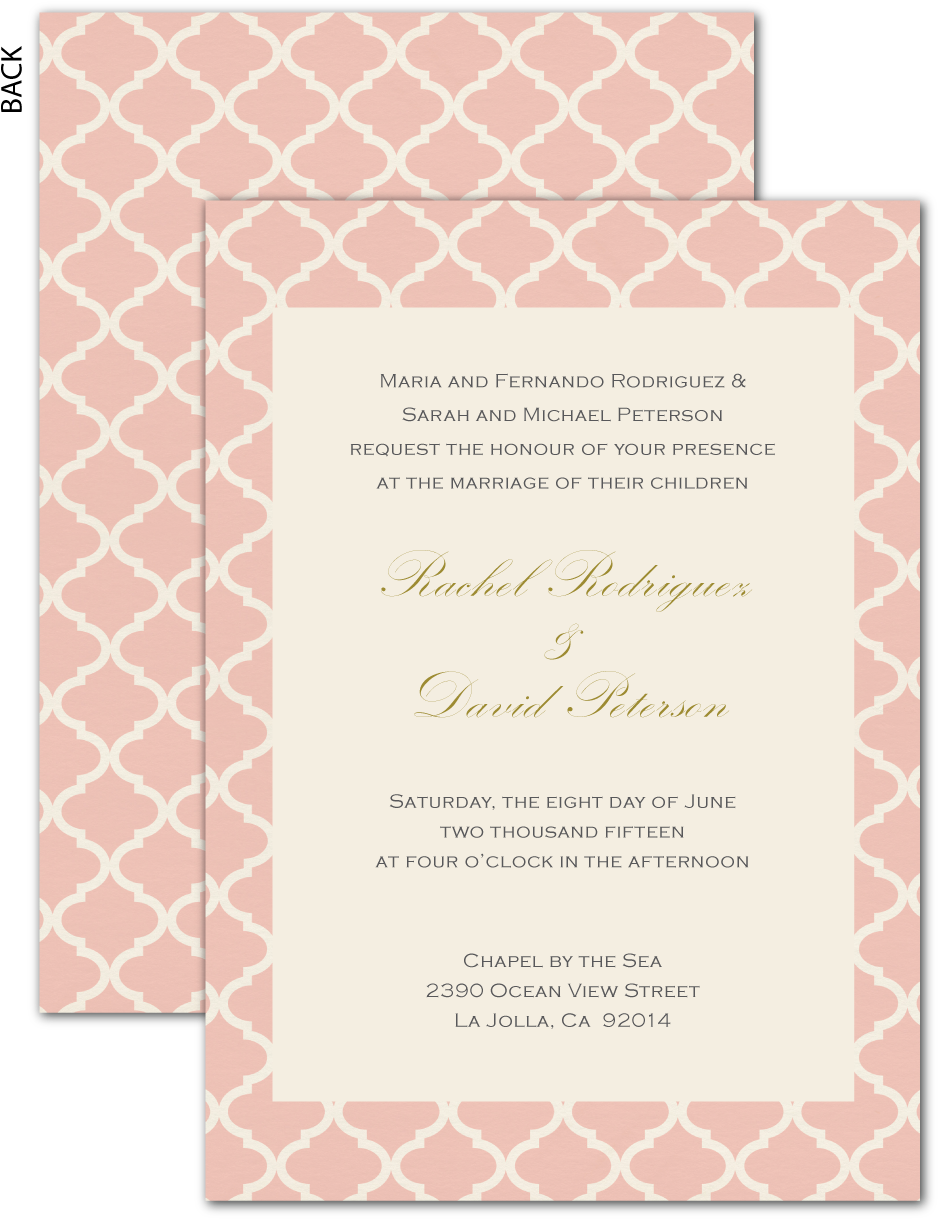 Classic Pink Invitation - Dentist (1000x1333), Png Download