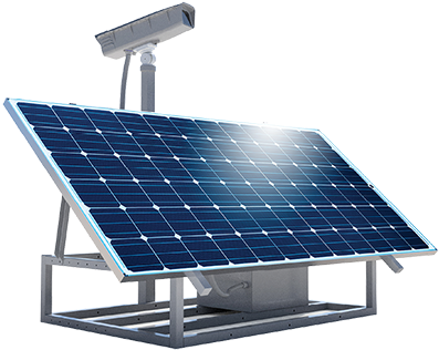 Solar Powered Camera, Part Of Optical Jupiter Precision - Closed-circuit Television (400x325), Png Download