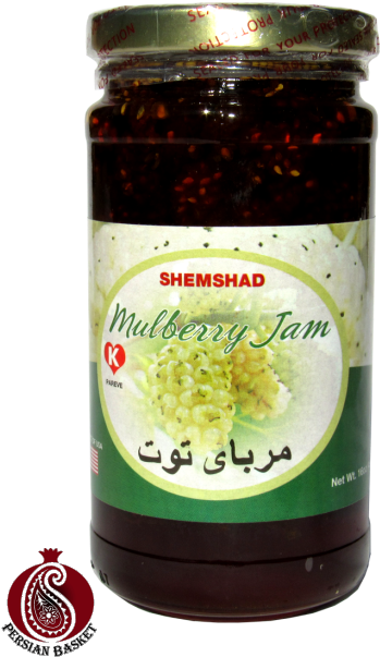 Mulberry Jam - Shemshad - Persian Basket - Jam (453x640), Png Download