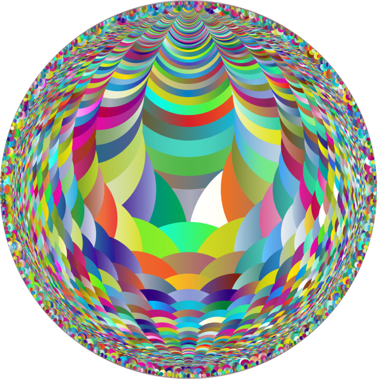 Circle Fractal Spiral Abstract Art - Abstract Art (746x750), Png Download