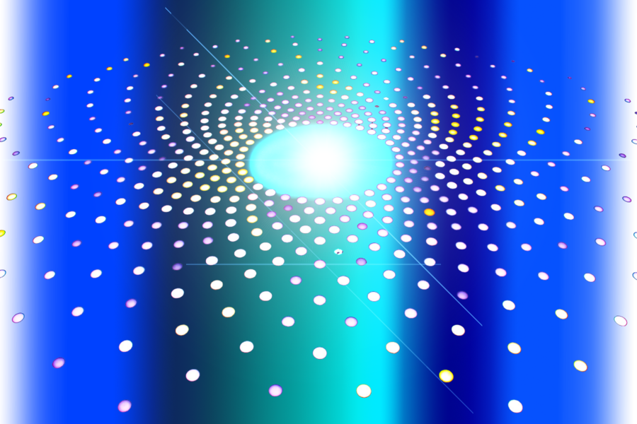 Abstract Circles Backdrop - Abstract Light (900x600), Png Download