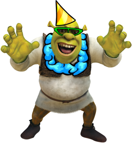 225 × 240 Pixels - Shrek Roar (450x480), Png Download