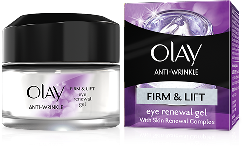Olay Anti-wrinkle Firm And Lift Eye Renewal Gel - Olay Eye Renewal Gel (635x330), Png Download