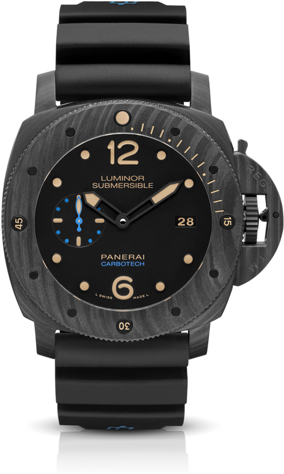 917876 - Adapt - 646 - - Luminor Marina Panerai Carbotech (646x1024), Png Download