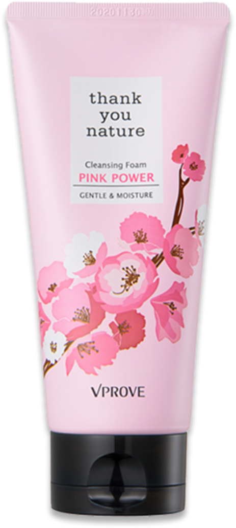 Thank You Nature Pink Power Cleansing Foam - Cosmetics (1200x1200), Png Download