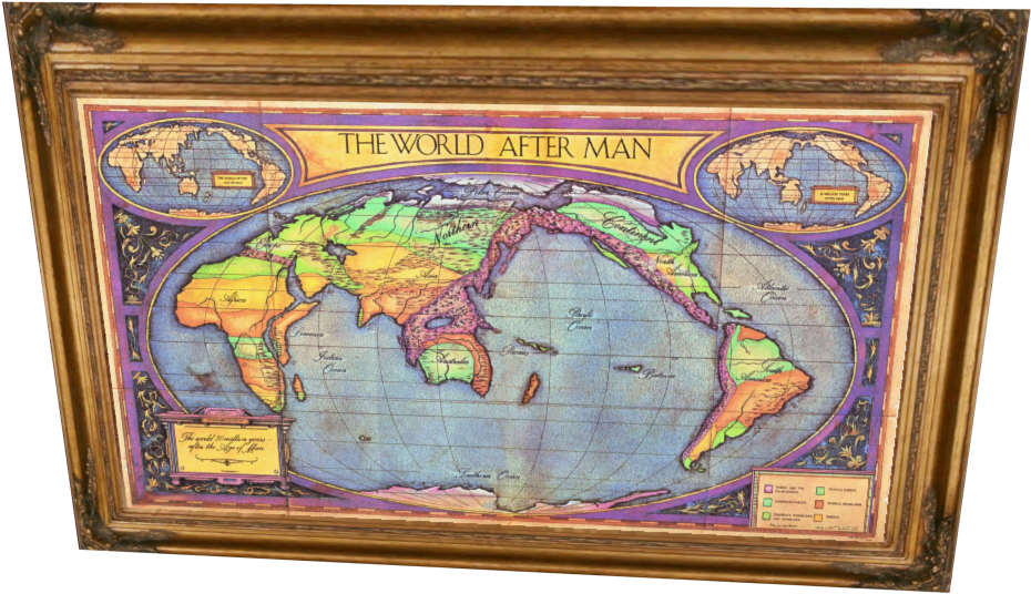 Framed Map - Wiki (1000x1000), Png Download