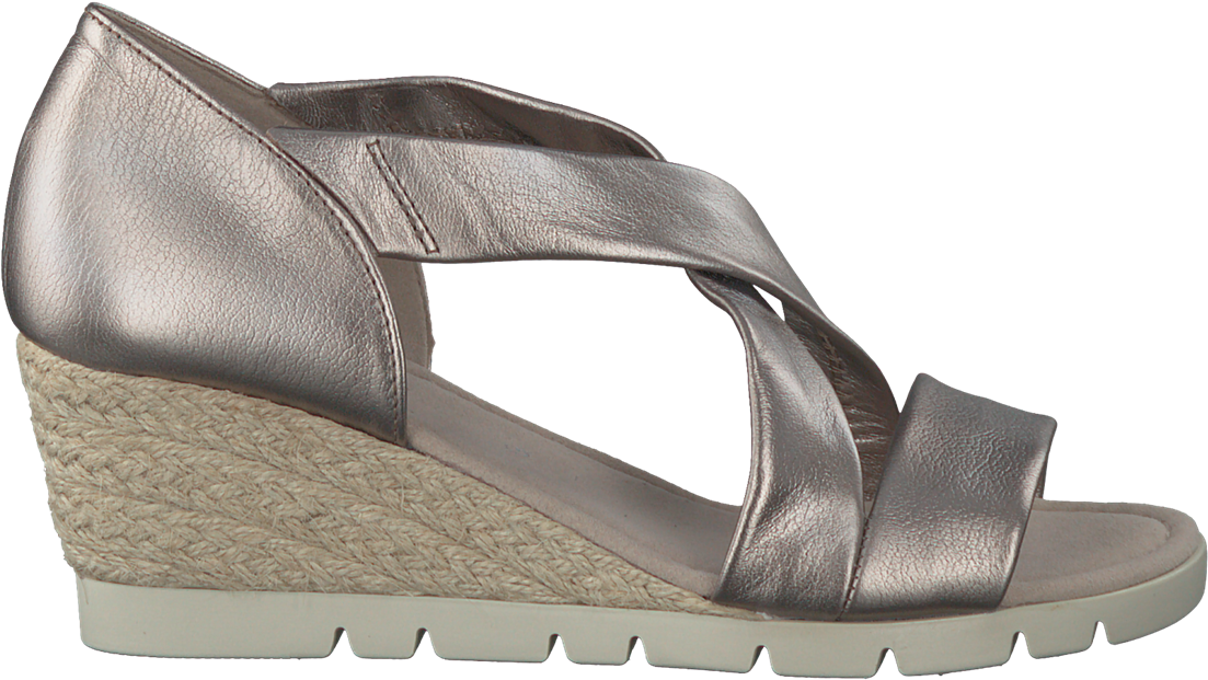 Gabor Gouden Sandalen Sleehak (1200x630), Png Download