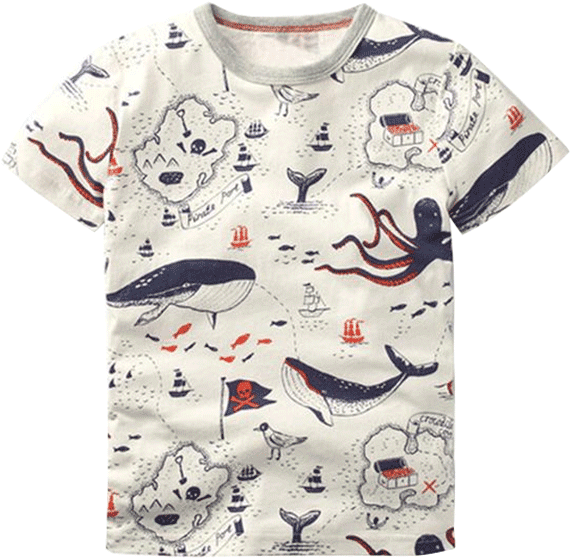 Petite Bello T Shirt 18 24 Months Sea Monster T Shirt - Shirt (600x600), Png Download