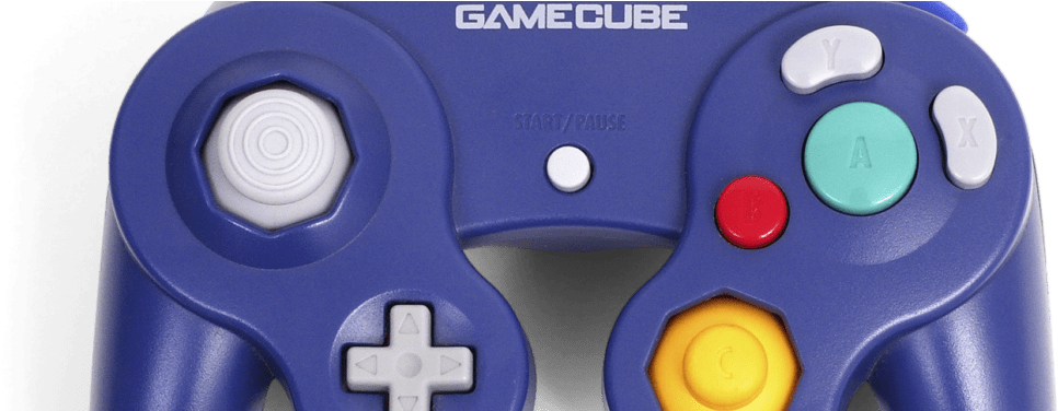Source - Wikipedia - Indigo Gamecube Controller (1050x375), Png Download