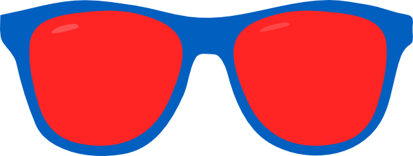 Nerd Glasses Nerdy Glasses Clip Art At Clker Library - Sunglasses On Png Clipart (600x227), Png Download