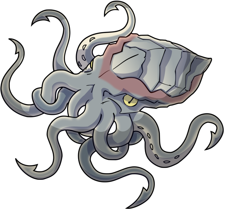 Sea Monster Kraken Drawing Cartoon - Kraken Clipart (750x750), Png Download