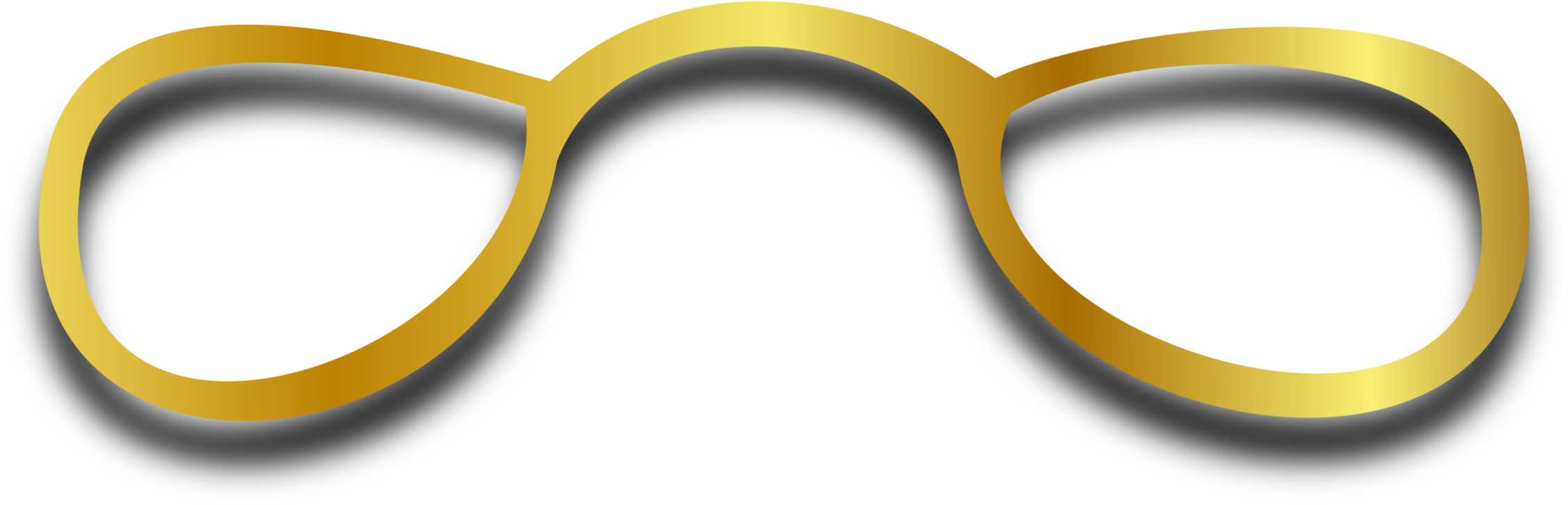 Glasses Drawing Polarized 3d System Goggles Cartoon - Glasses (1032x340), Png Download