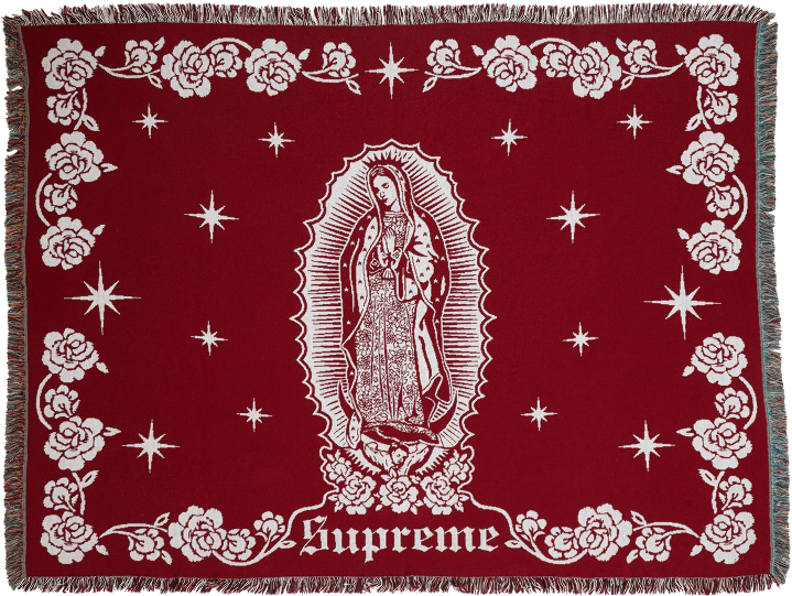 Supreme Virgin Mary Blanket (1000x600), Png Download