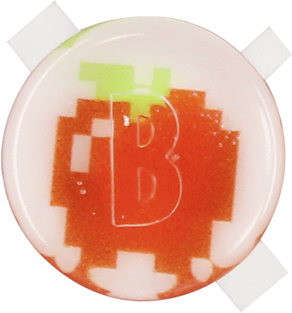 Gamecube Preloaded B Buttons - Badge (720x720), Png Download