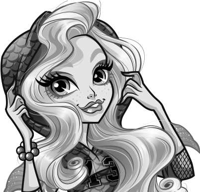 Monster High Characters Lagoona Blue (637x385), Png Download