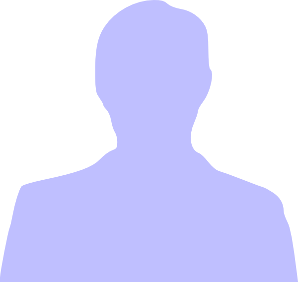 How To Set Use Blue Silhouette Man Clipart (600x568), Png Download