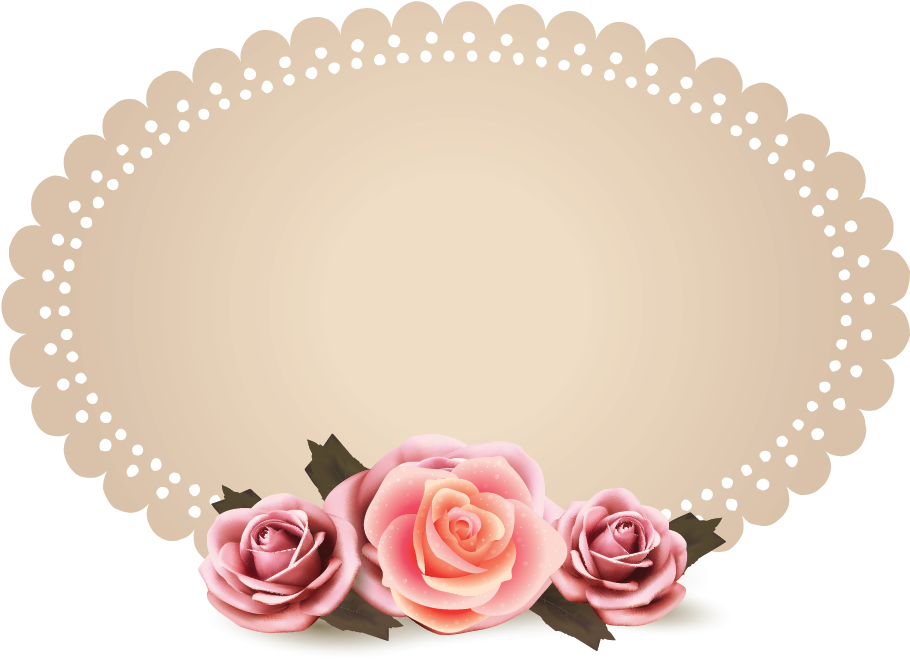 Oval Frame, Vintage Frames, Vintage Flowers, Label - Vintage Frame Logo Png (1051x731), Png Download