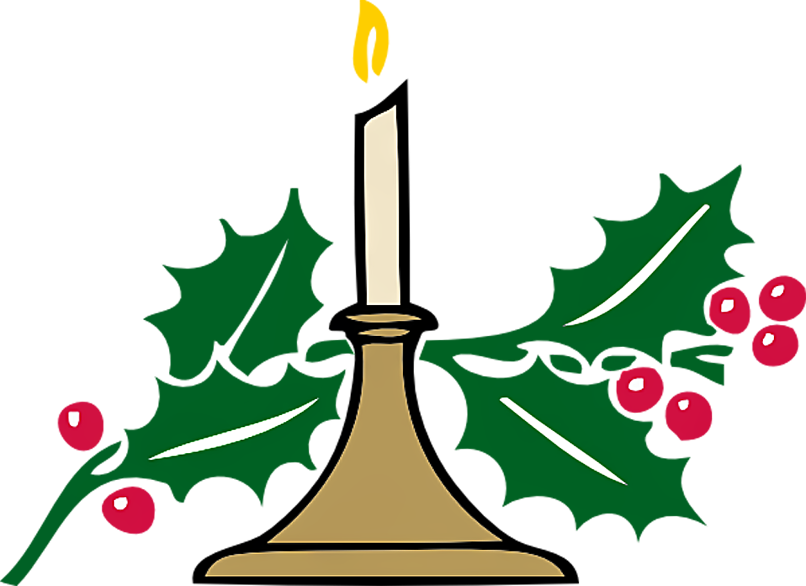 High Res Clip Art - Church Christmas Clip Art (1600x1163), Png Download