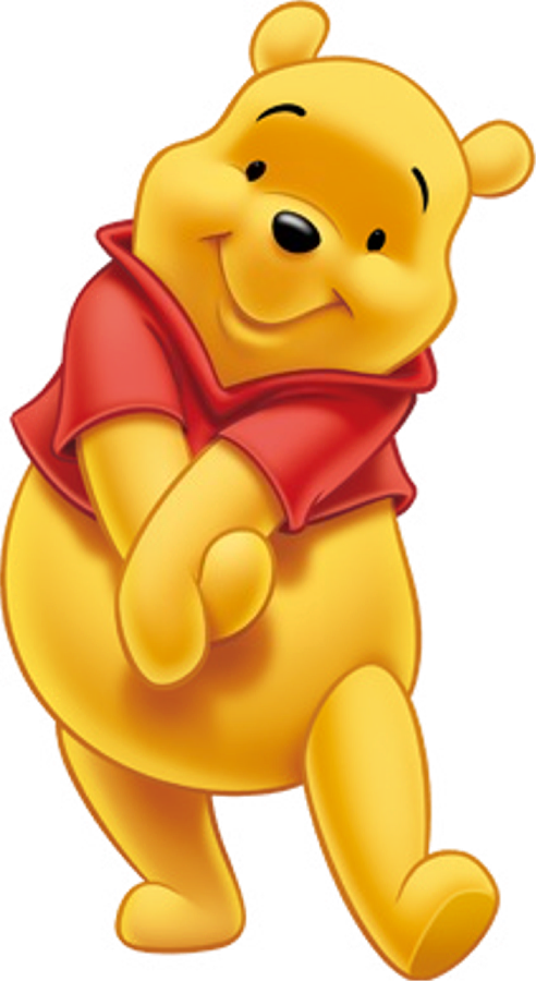 Decoracion De Oso Winnie De Pooh - Winnie The Pooh Pooh (492x900), Png Download
