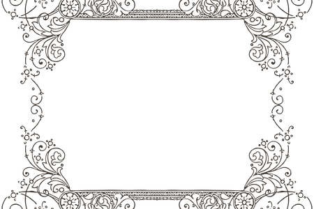 Simple Vintage Frame Border - Life Of God In The Soul (450x300), Png Download