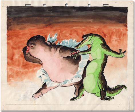 Hippo & Gator - Fantasia (473x473), Png Download