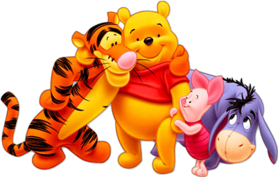 Favour Gift Disney - Mickey Mouse And Winnie The Pooh (500x254), Png Download