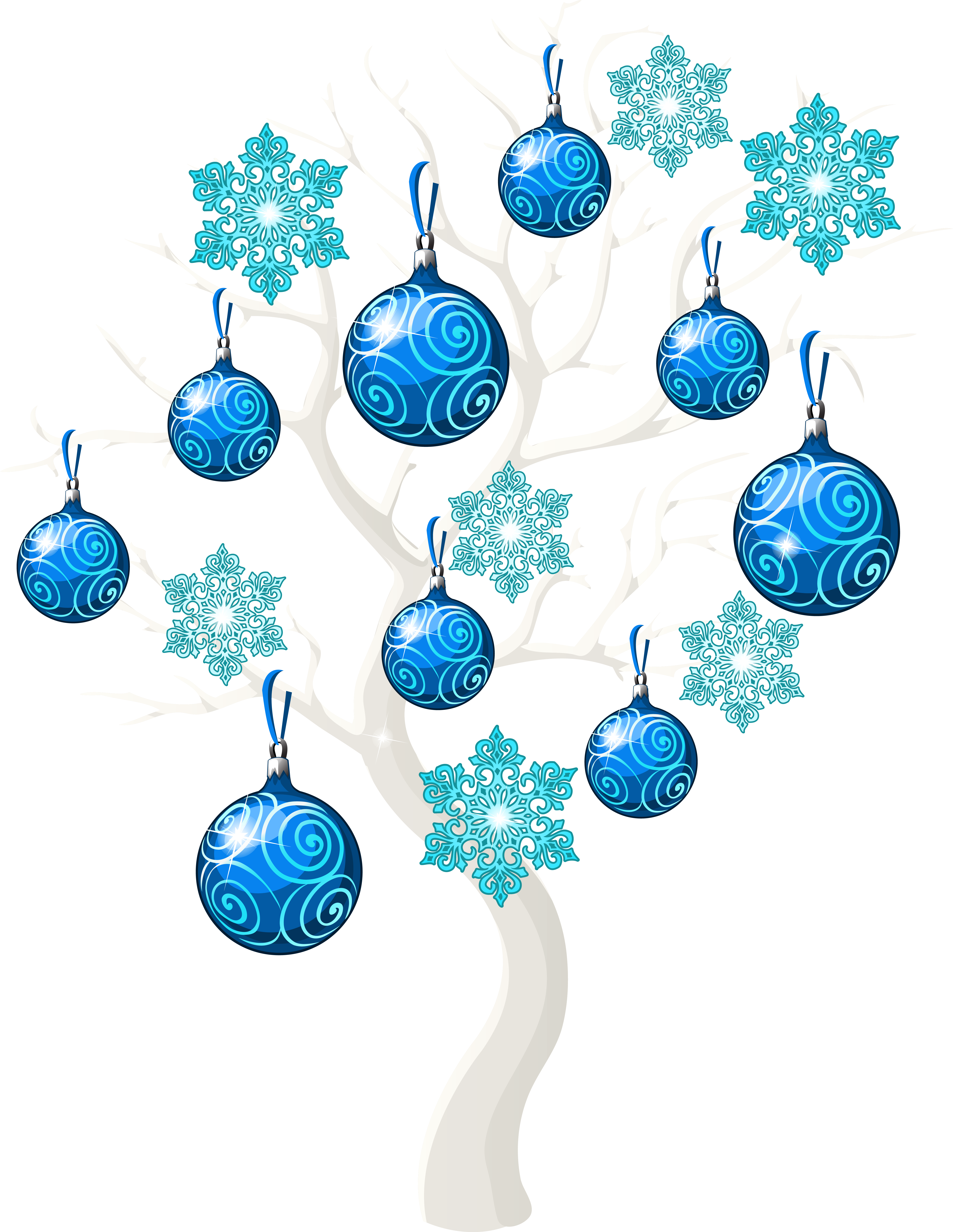 Christmas Tree Png Clip Art Image, Is Available For - Blue Christmas Tree Png (5539x6889), Png Download