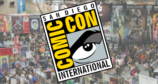 Latest - San Diego Comic Con 2019 (670x360), Png Download