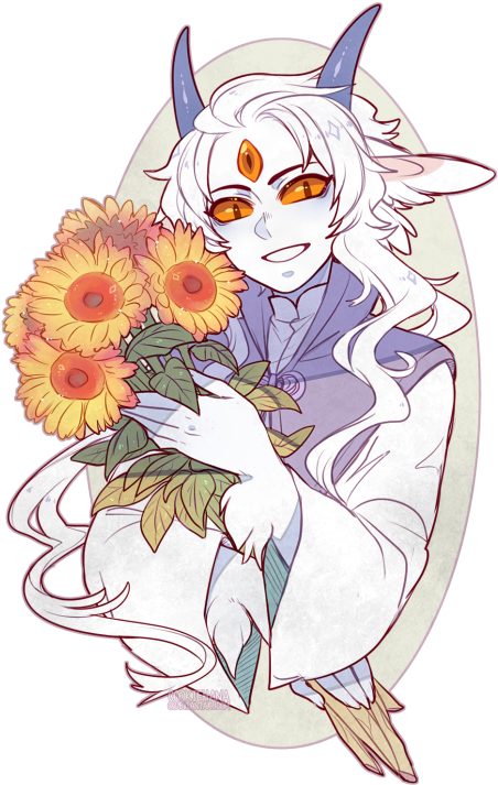 Anime Boy Alien Oc (475x750), Png Download