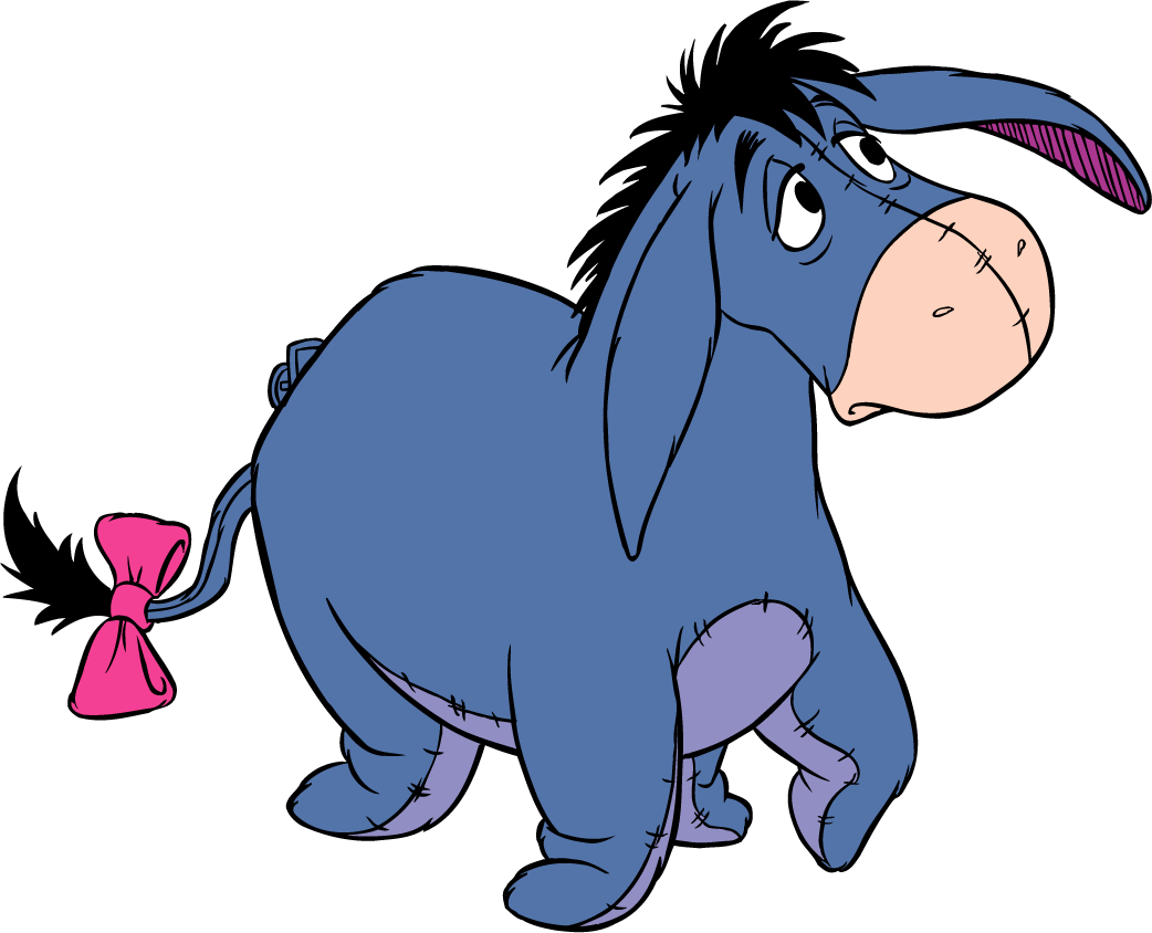 Eeyore Png Transparent Image - Winnie The Pooh Eeyore Png (500x405), Png Download