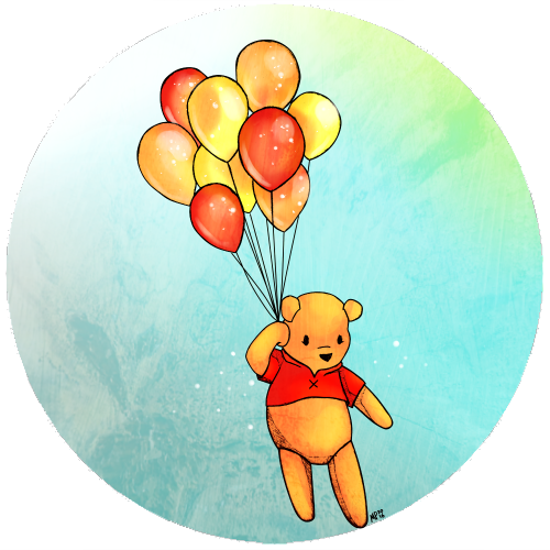 Winnie The Pooh Has Always Been One Of My Favorite - Cartoon (500x500), Png Download